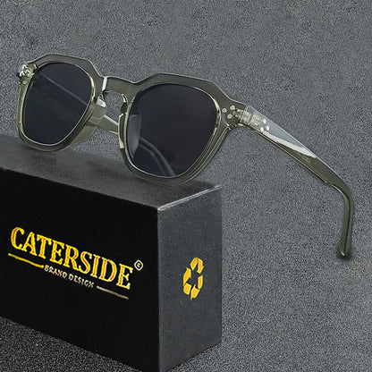 Caterside New Retro Polarized Men Sunglasses Square