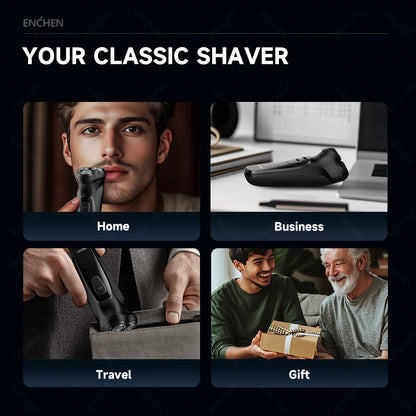 ENCHEN Blackstone Electrical Rotary Shaver for Men