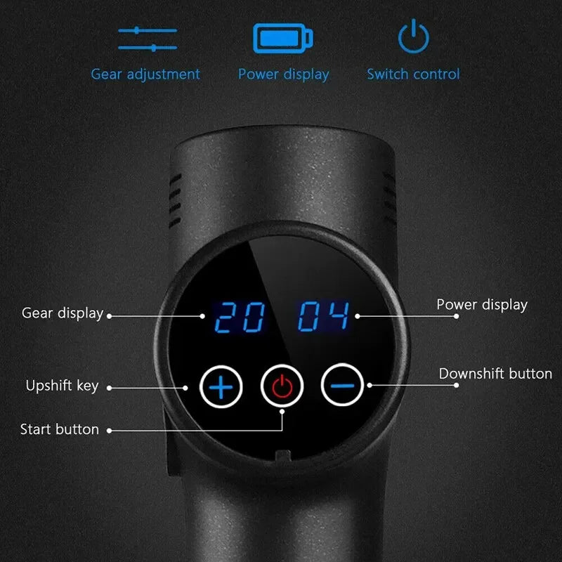 Fascial Massage Gun Electric Percussion Pistol Massager