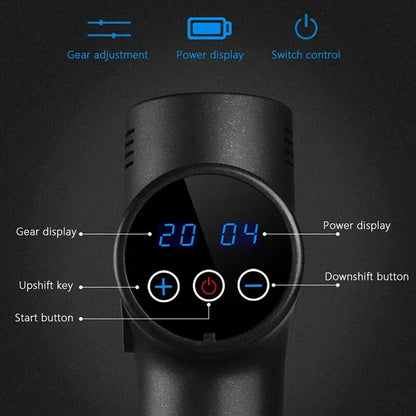 Fascial Massage Gun Electric Percussion Pistol Massager
