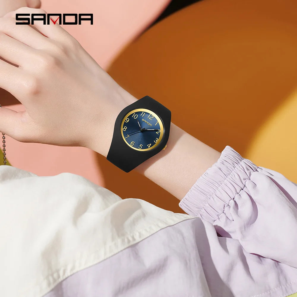Simple Luxury Student Quartz Watch Clock Gift Outdoor