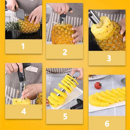 Pineapple Slicer Peeler Cutter Parer Knife Stainless Steel