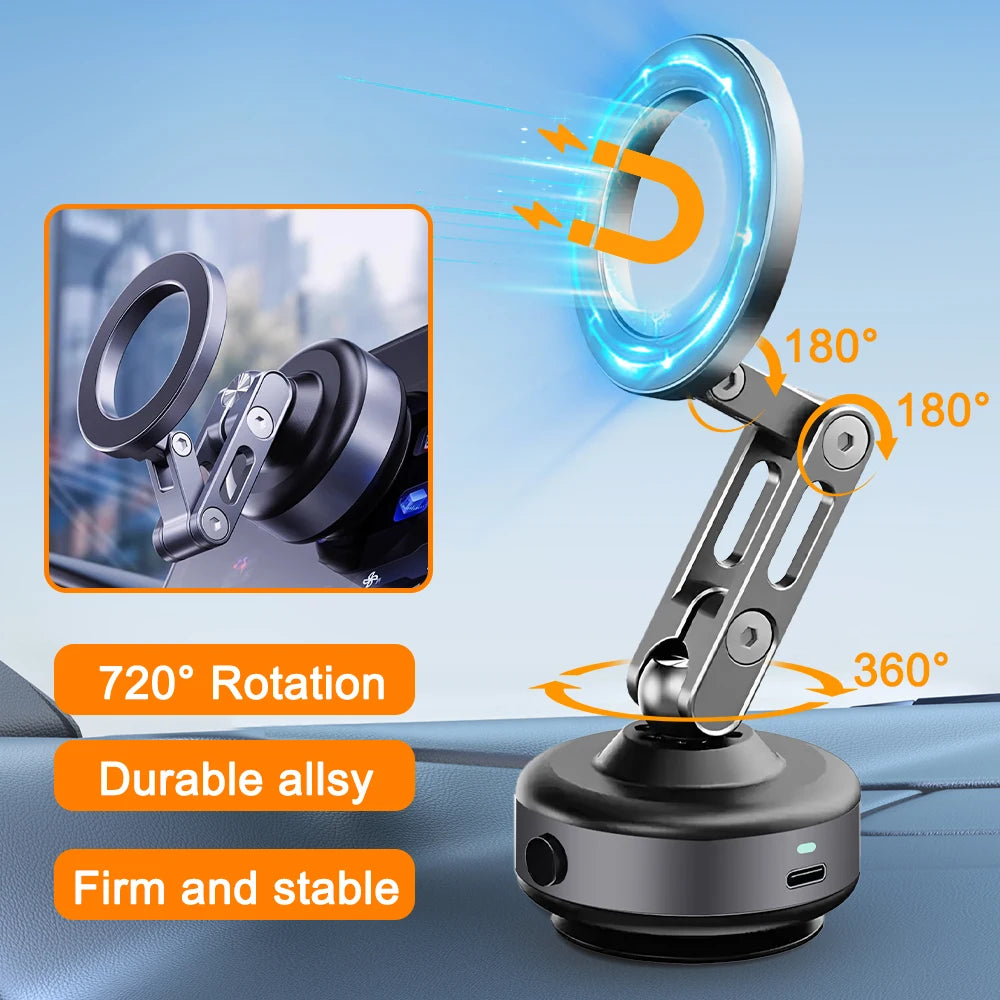 X93 Magnetic Phone Holder Rotating Suction Mag Stand
