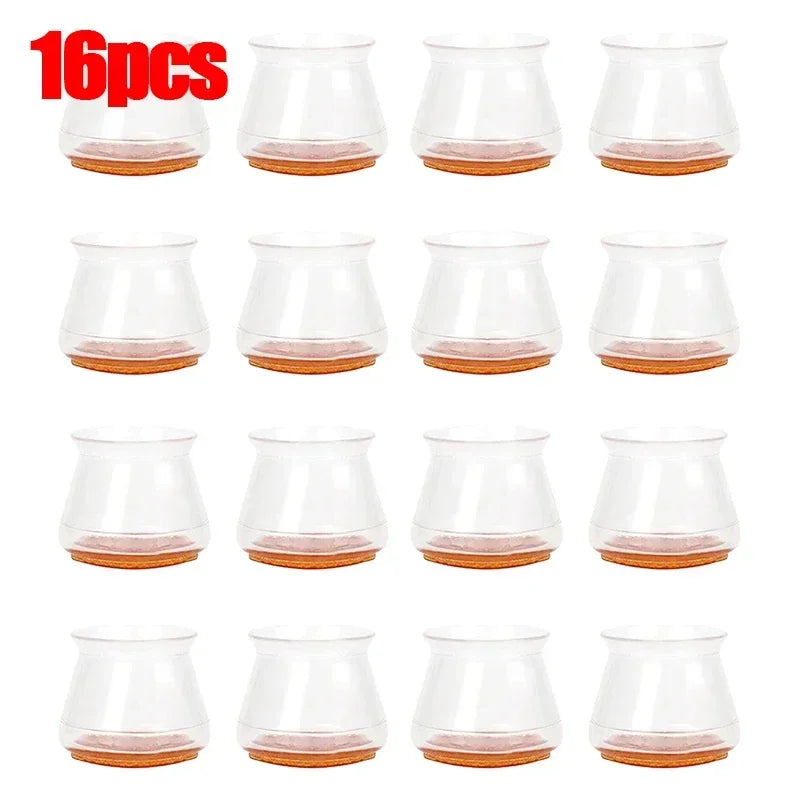 Chair Leg Caps Silicone Feet Protector Pads Furniture