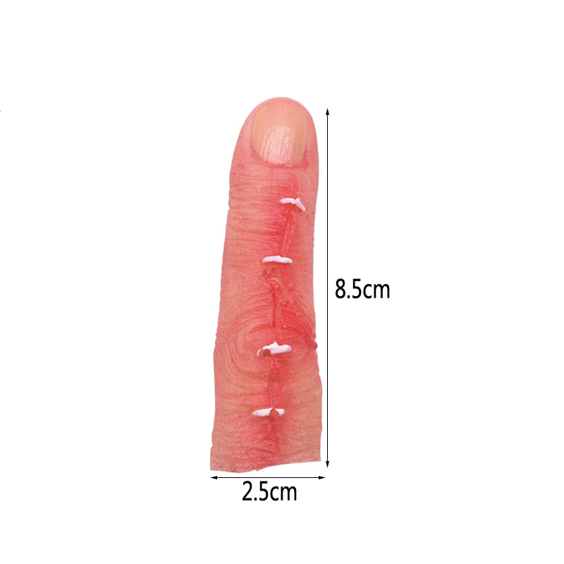 Horror Halloween Party Props Scary Bloody Fake Hand Finger Leg Foot Heart