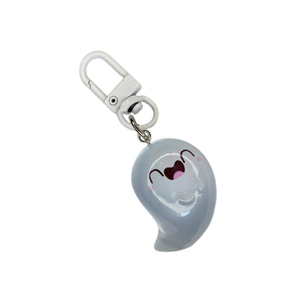 Luminous Halloween Ghost Key Chain Cartoon Jelly Doll