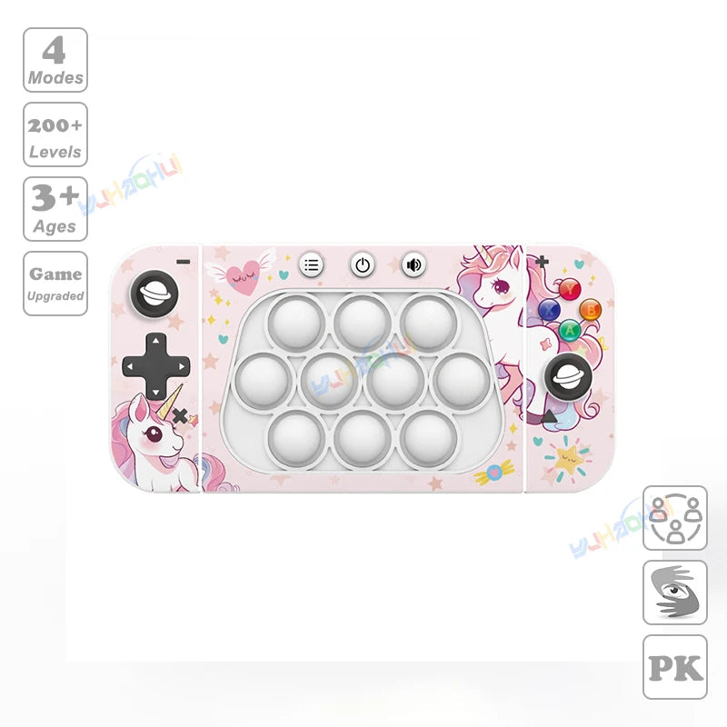Electronic Pop Light Up Game Handle Toys for Children