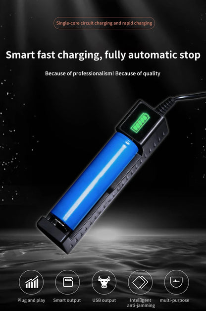 Battery Charger Rechargeable Lithium Battery USB Charger