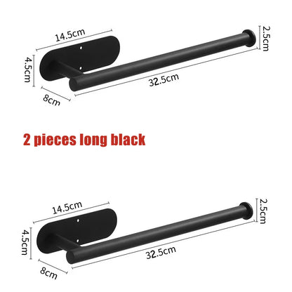 Adhesive Toilet Paper Holder Stainless Steel Wall Mount
