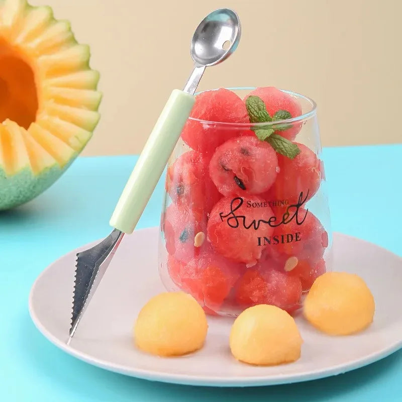 Multi Function Fruit Carving Knife Watermelon Baller