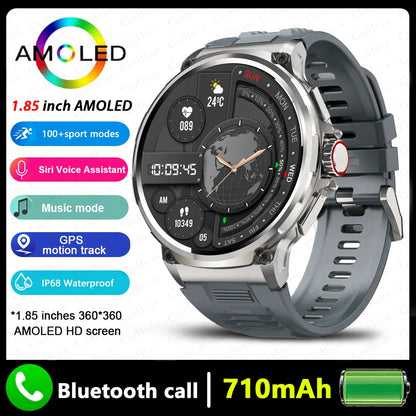 New Military GPS V69 Smart Watch Men 1.85 inch 710 mAh