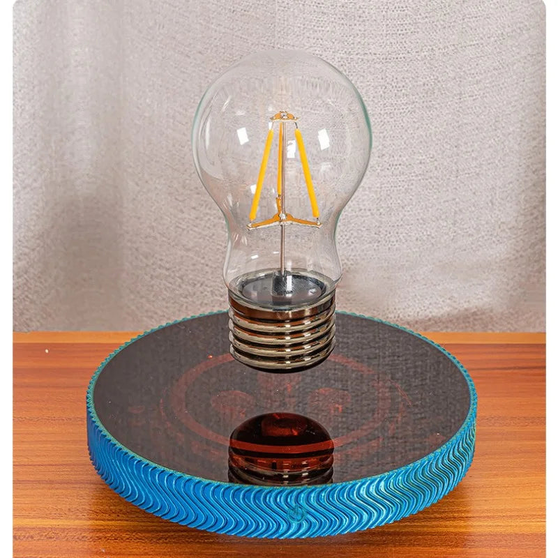 Magnetic Levitating Bulb Saturn Moon Lamp Levitating  Table Lamp
