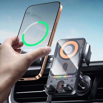 Car Wireless Charger Magnetic Auto Car Holder Phone Mount