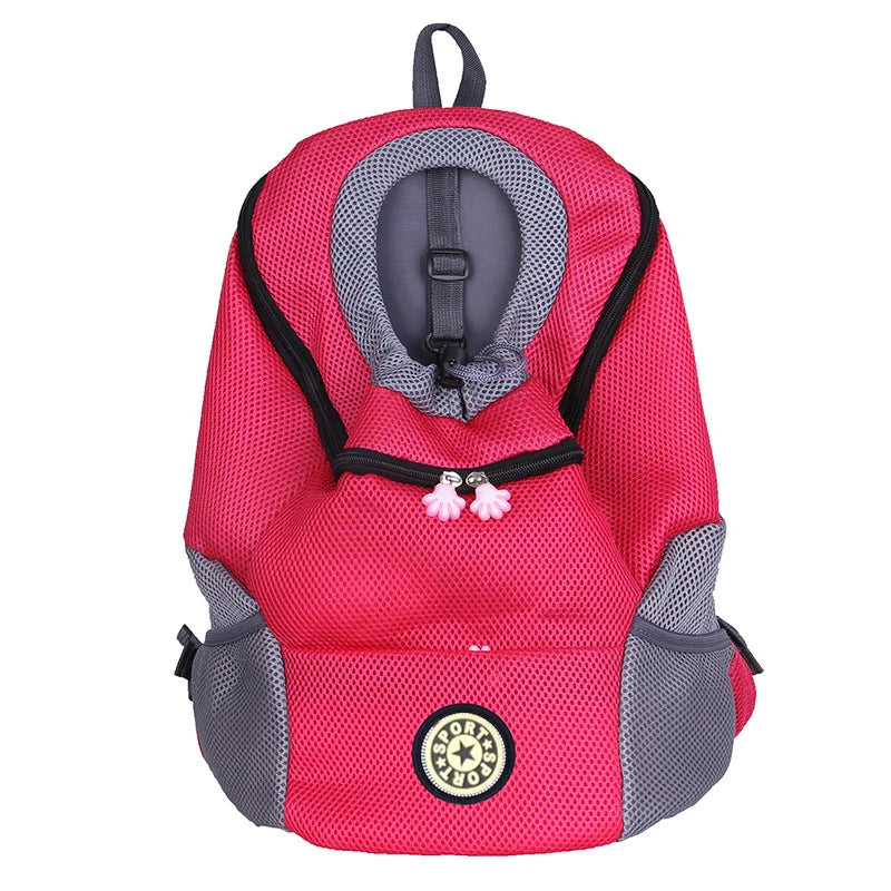 Pet Backpack Carrier for Small Dogs & Cats - Front-Folded