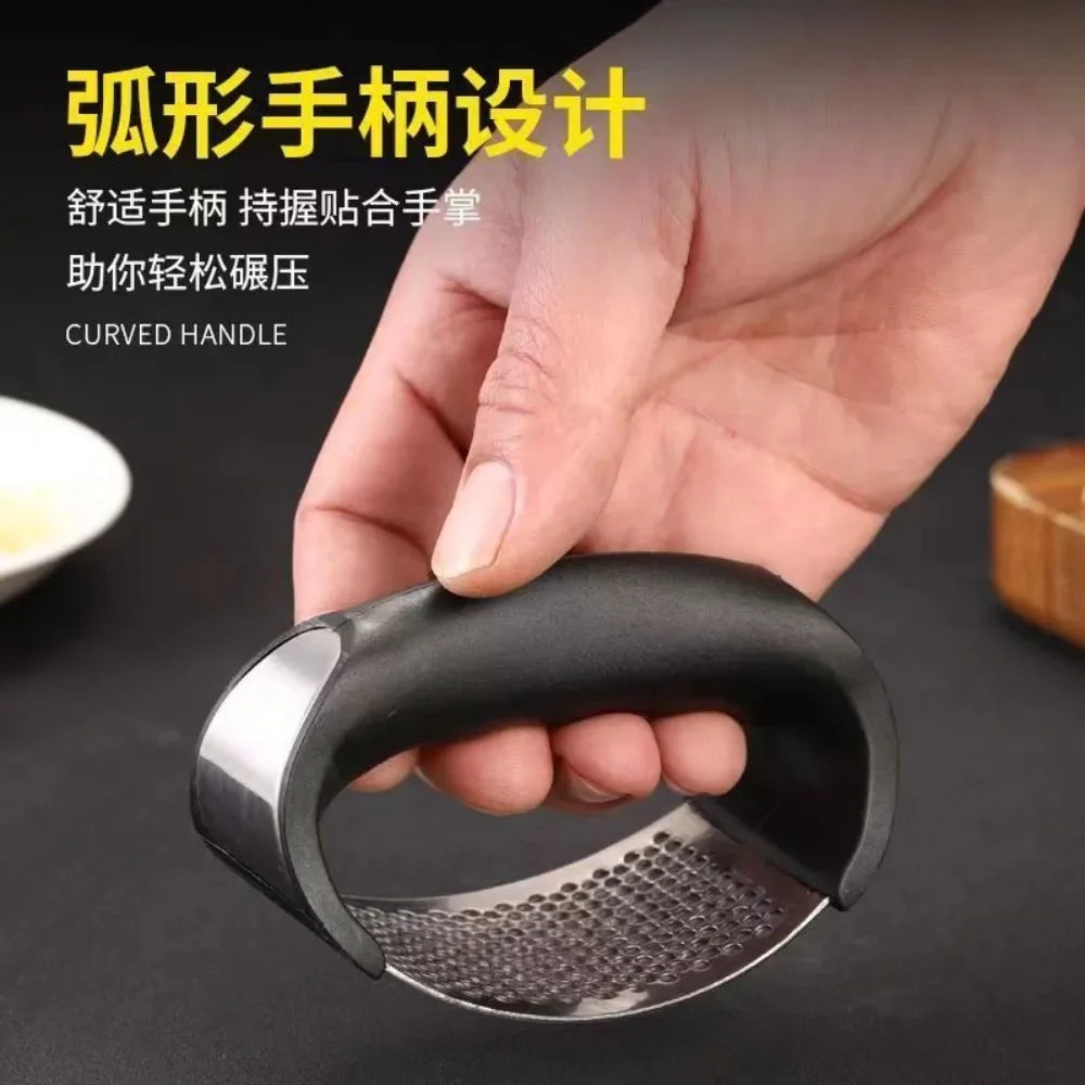 Stainless Steel Garlic Press Crusher Manual Garlic