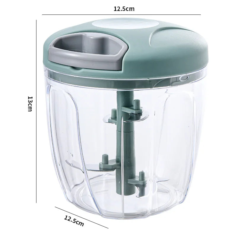 Manual Garlic Mincer Pull Type Garlic Press Maker