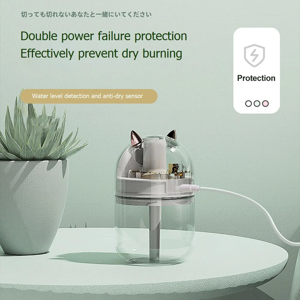 Mini Air Humidifier Portable Ultrasonic Aroma Essential Oil Diffuser
