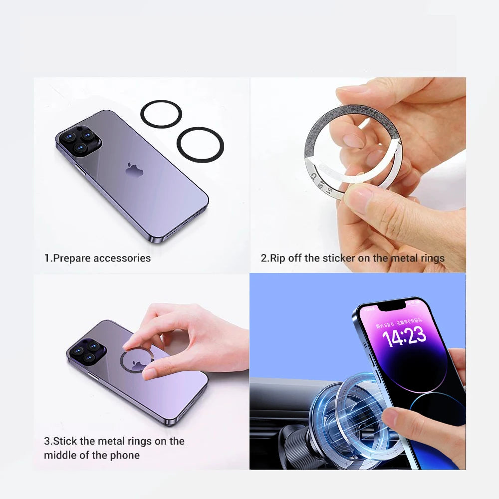 Magsafe Car Mount Magnetic Phone Holder for Car Air Vent