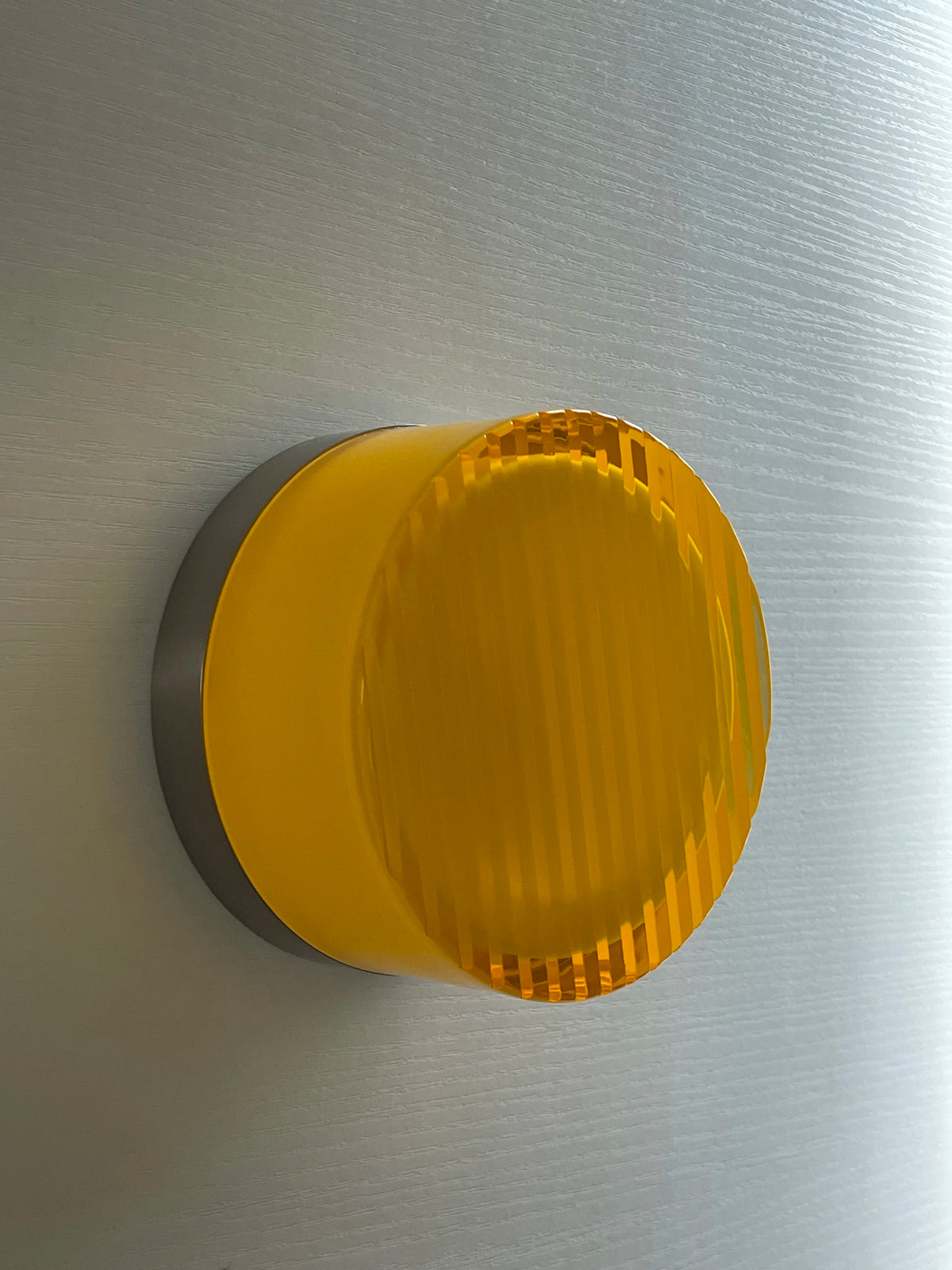 Minimalist LED Wall Lamp Amber Acrylic Bedroom Bedside Living Room