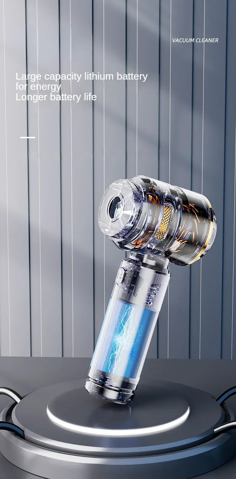 Car Vacuum Cleaner Wireless Mini Handheld for Car