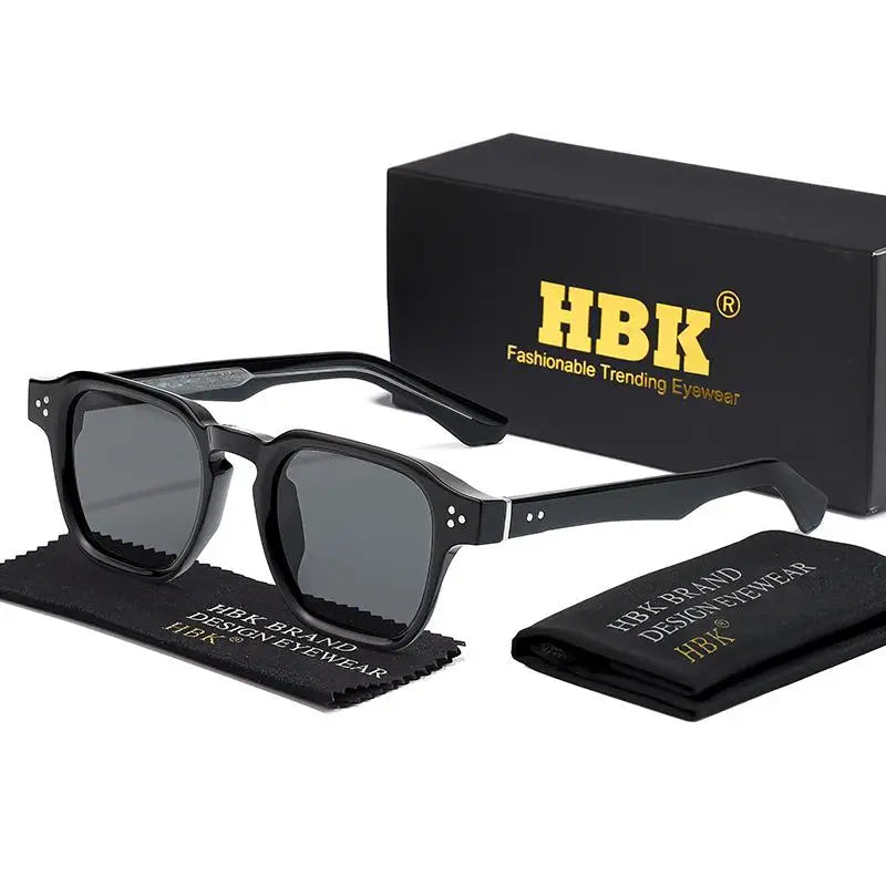 HBK New Fashion Sunglasses men Vintage Square