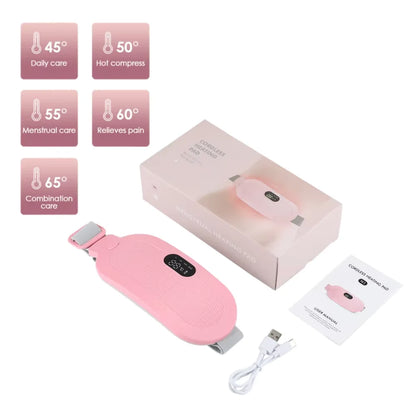 Electric Heating Pad Menstrual Cramp Massager Belt Women
