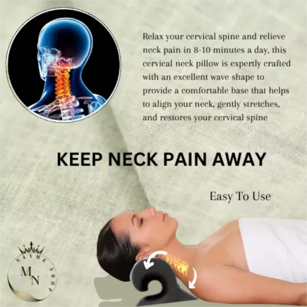 Neck And Shoulder Relaxer Cervical Chiropractic Traction Device
