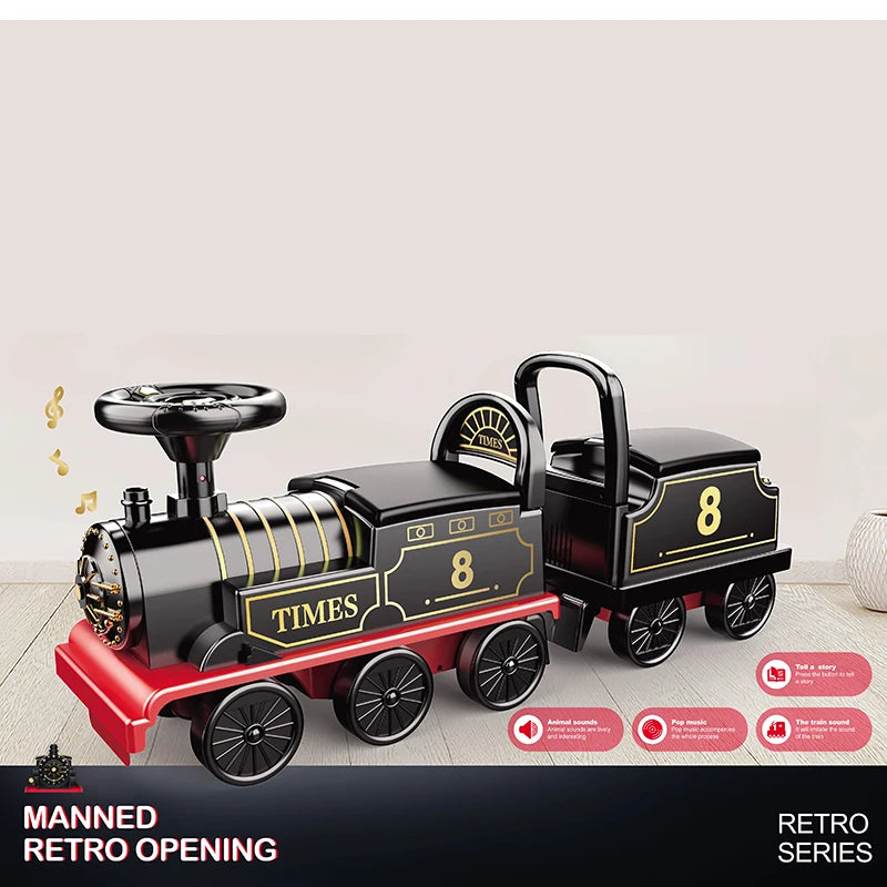 Kids Train Riding Toy Ailway Classical Electric Model