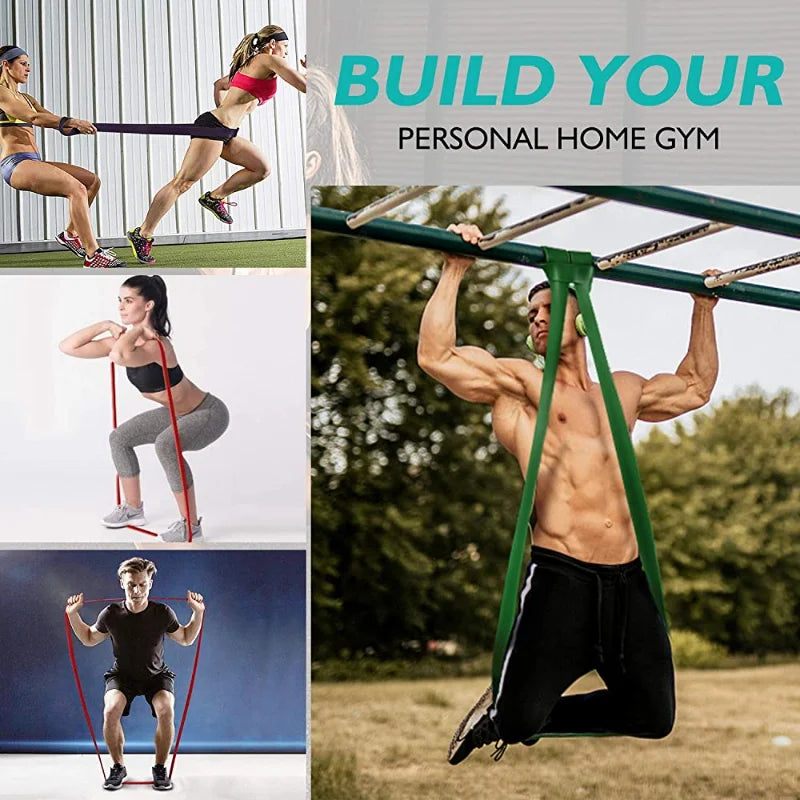 Resistance Band Set Pull Up Assistance Bands Stretch Band