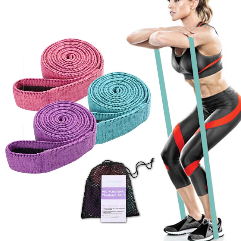 Cloth Legs Butt Exercise Bands Fabric Booty Long Resistance