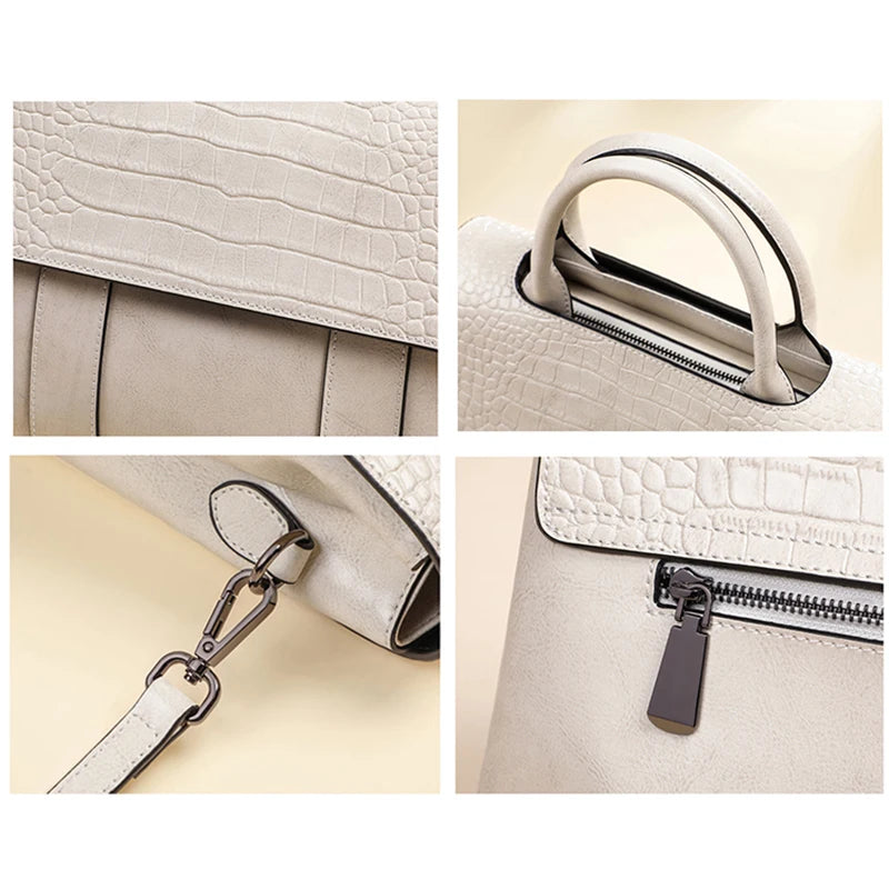 Women's Cowhide Genuine Leather Bag Crossbody Design