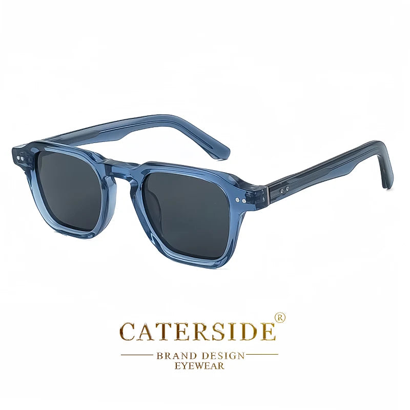 CATERSIDE Retro Polarized Sunglasses Men Travel Eyewear
