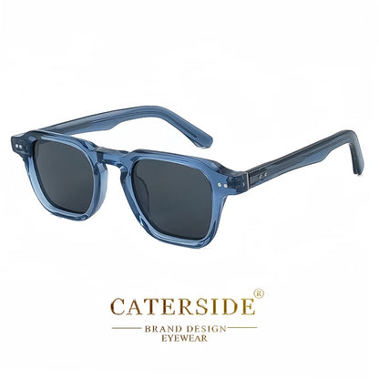 CATERSIDE Retro Polarized Sunglasses Men Travel Eyewear