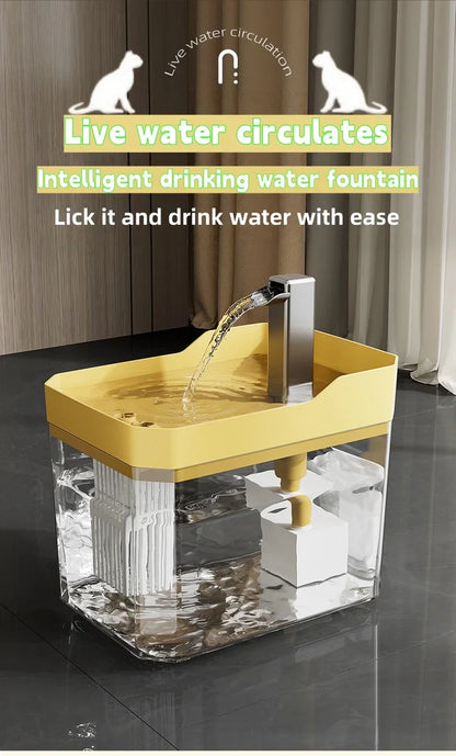 Cat Water Fountain Auto Filter USB Pet Drinking Dispenser