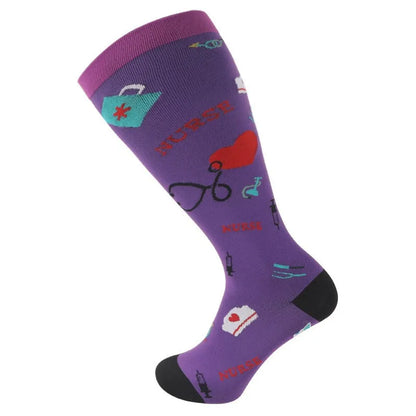 Compression Socks for Women Men 20-30 mmHg Wide Calf