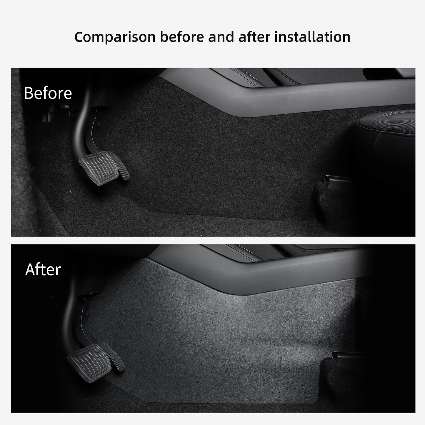 Car Central Control Side Anti Kick Pad Air Outlet
