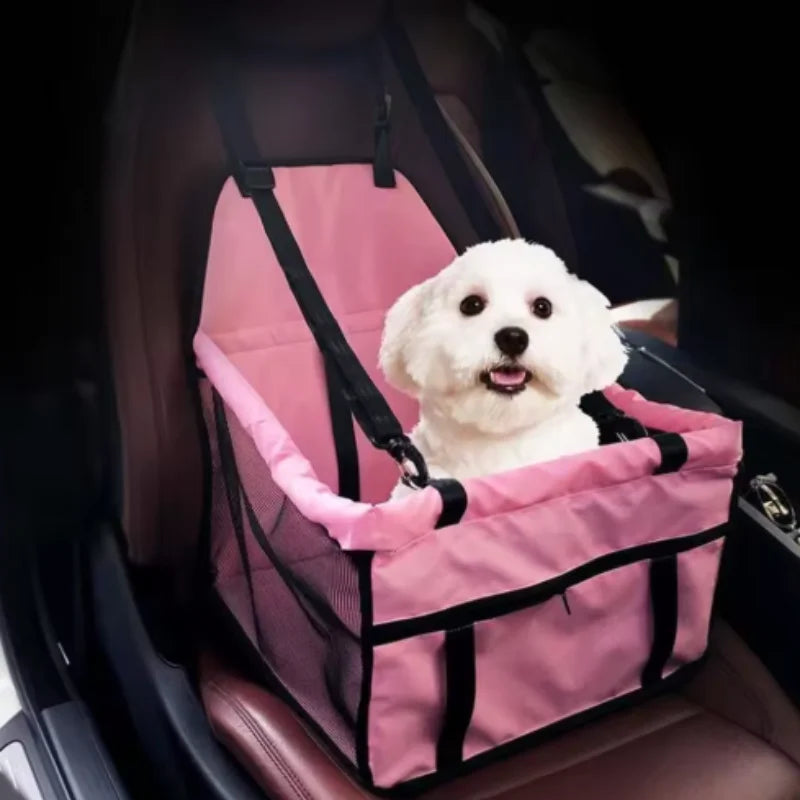 Dog Car Seat Cover Foldable Hammock Pet Harness Cat Bag Basket Stable
