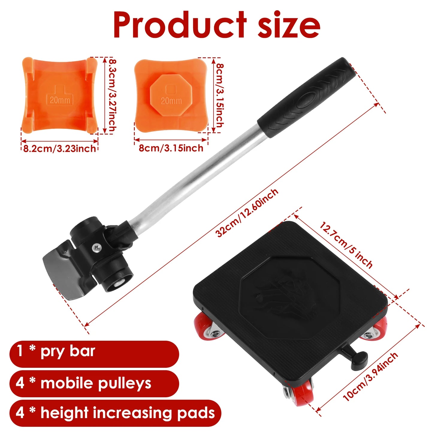 Heavy Duty Furniture Lifter Transport Mover Lifter