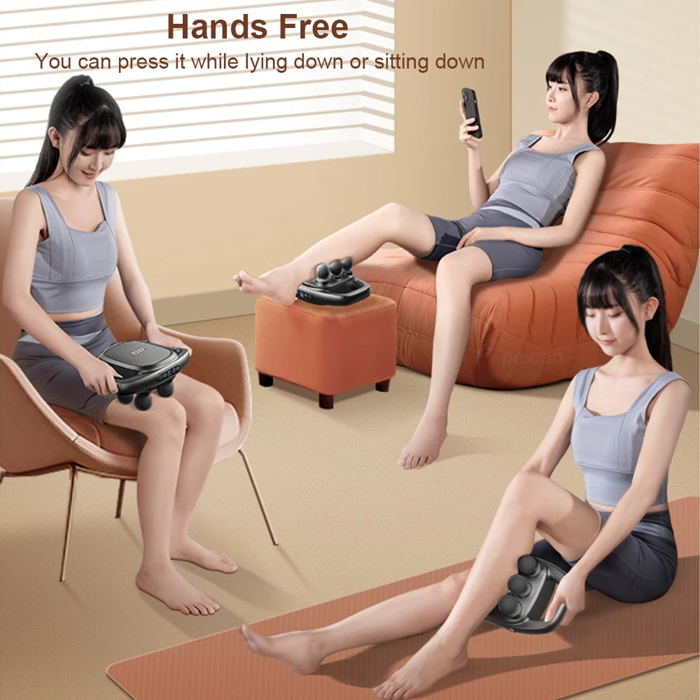 Fascia Gun Muscle Massager Gun High Frequency Back Waist