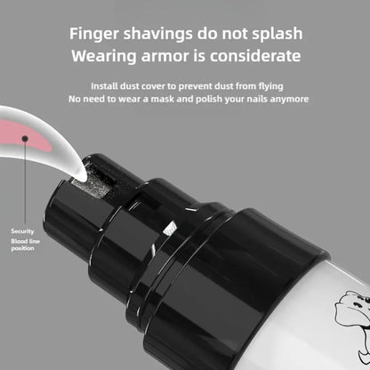Electric Pet Nail Clippers USB Rechargeable Nail Grinder