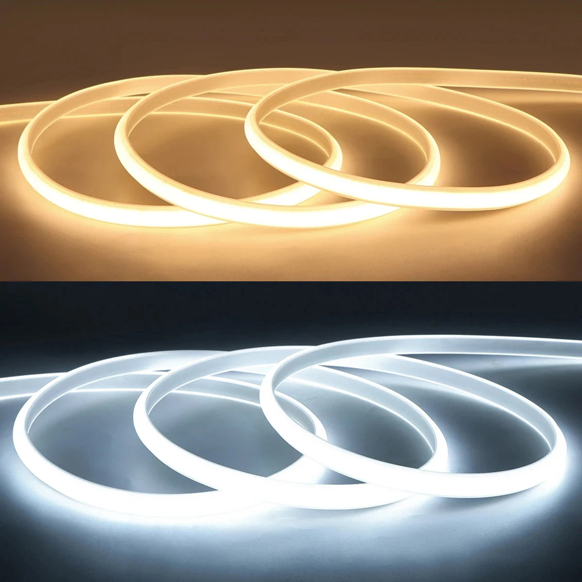 220V Led Strip with ON/OFF Switch Waterproof COB LED Strip