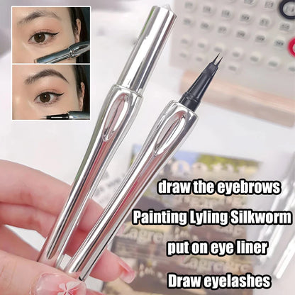 2 Forks Tip Liquid Eyebrow Pen All Day Wear Waterproof