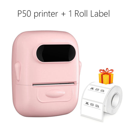 Thermal Label Printer P50 Portable Bluetooth Wireless