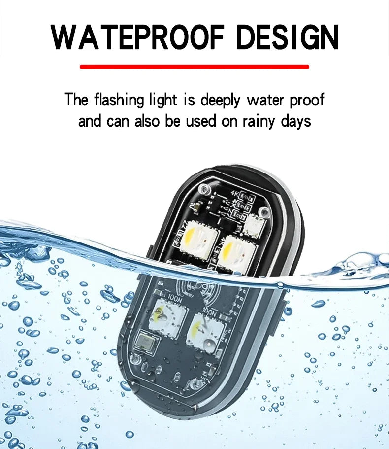 Wireless Light Aircraft Airplane Helicopter Warning Lights