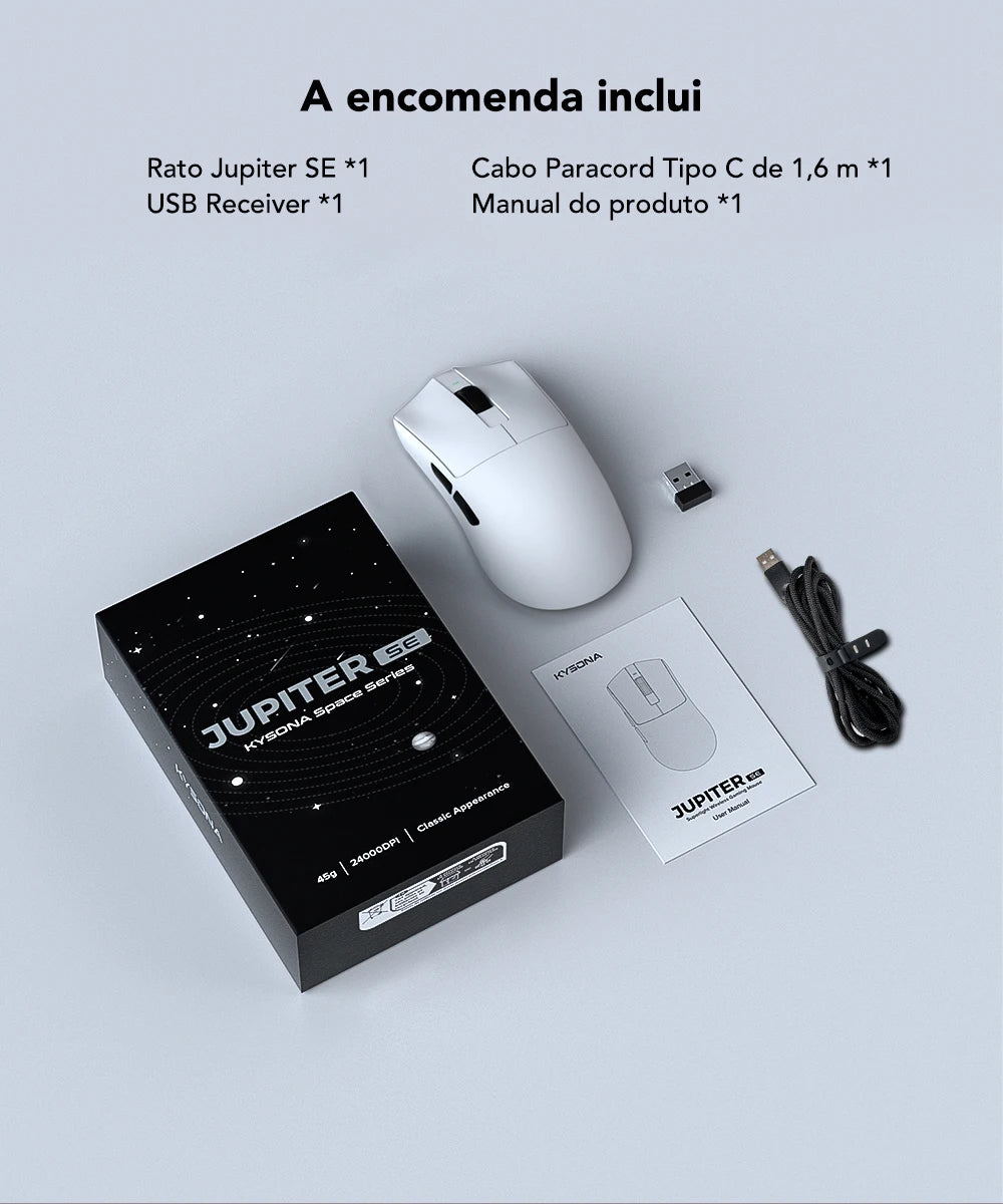 Tri-Mode Gaming Wireless Bluetooth Wired Mouse