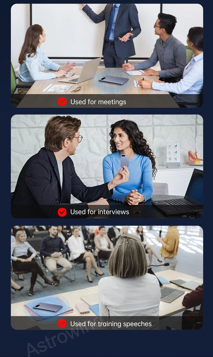 AI Voice Recorder ChatGPT-4 App 64GB Transcribe Summarize