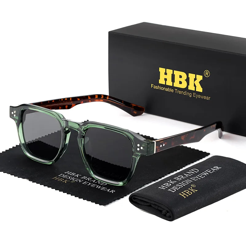 HBK Fashion Punk Sunglasses for men Classic Square
