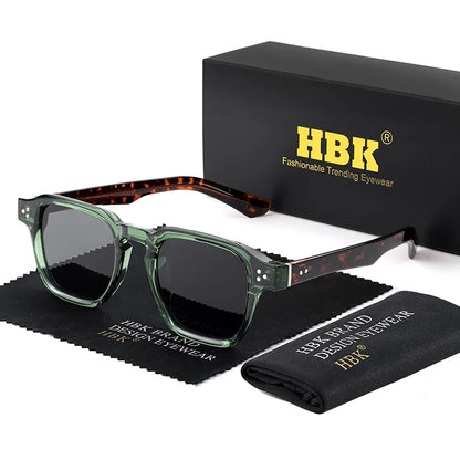 HBK Fashion Punk Sunglasses for men Classic Square