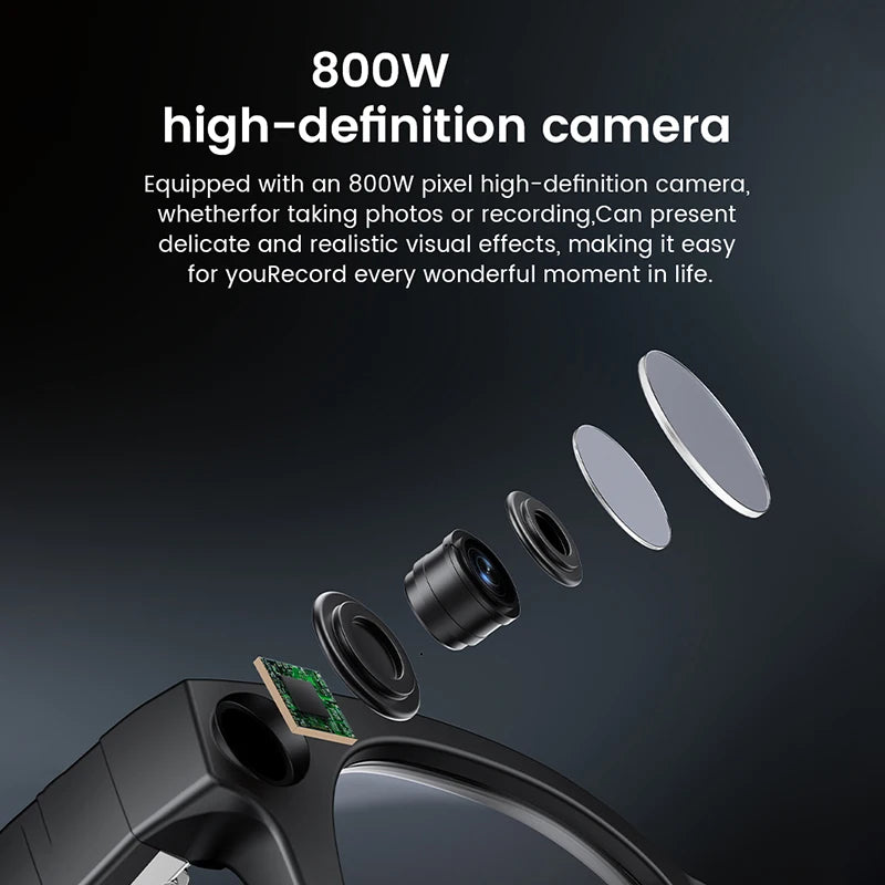 Smart Glasses HD Photo Video OpenAI Record Translation