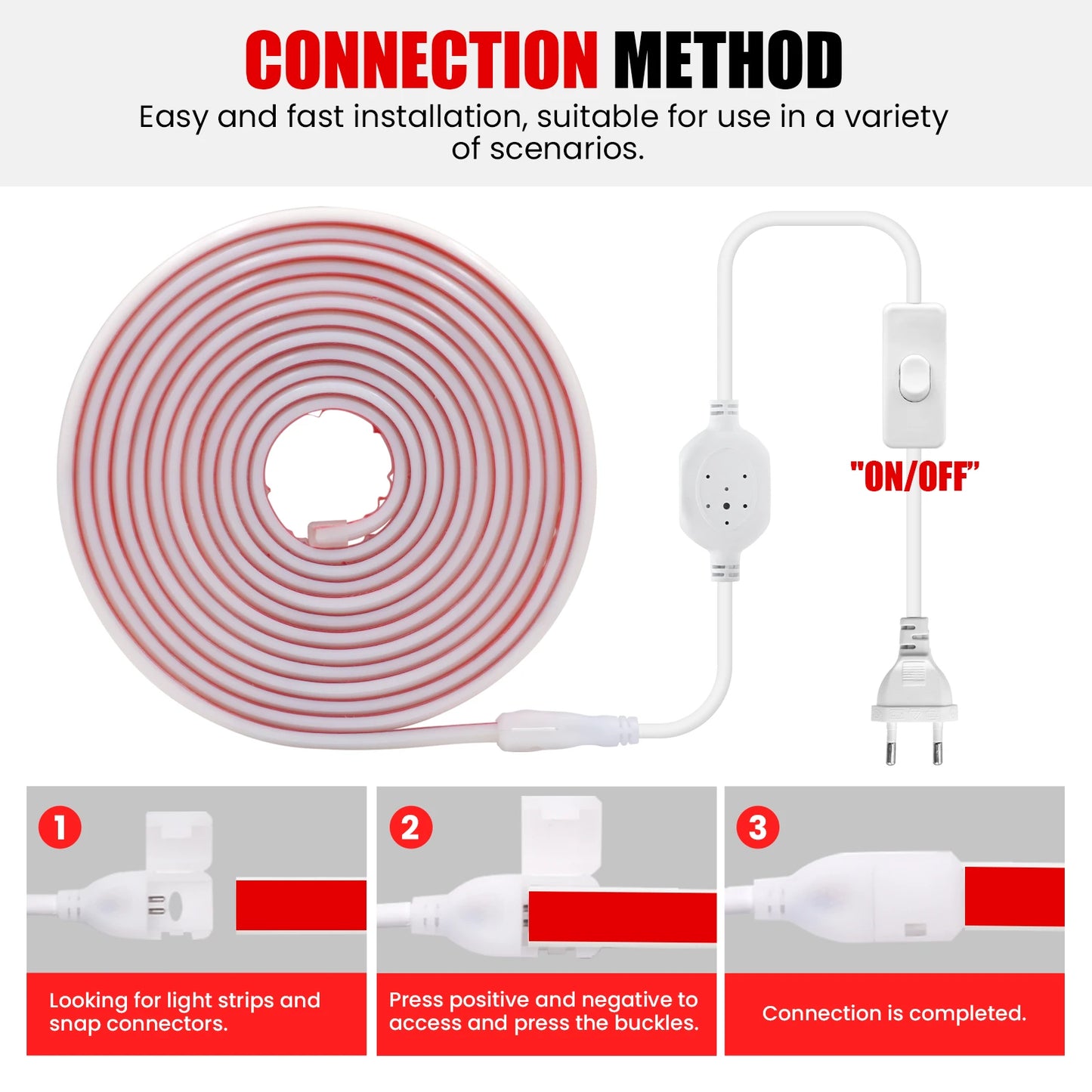 Waterproof Cuttable Flexible Ribbon LED Neon Light